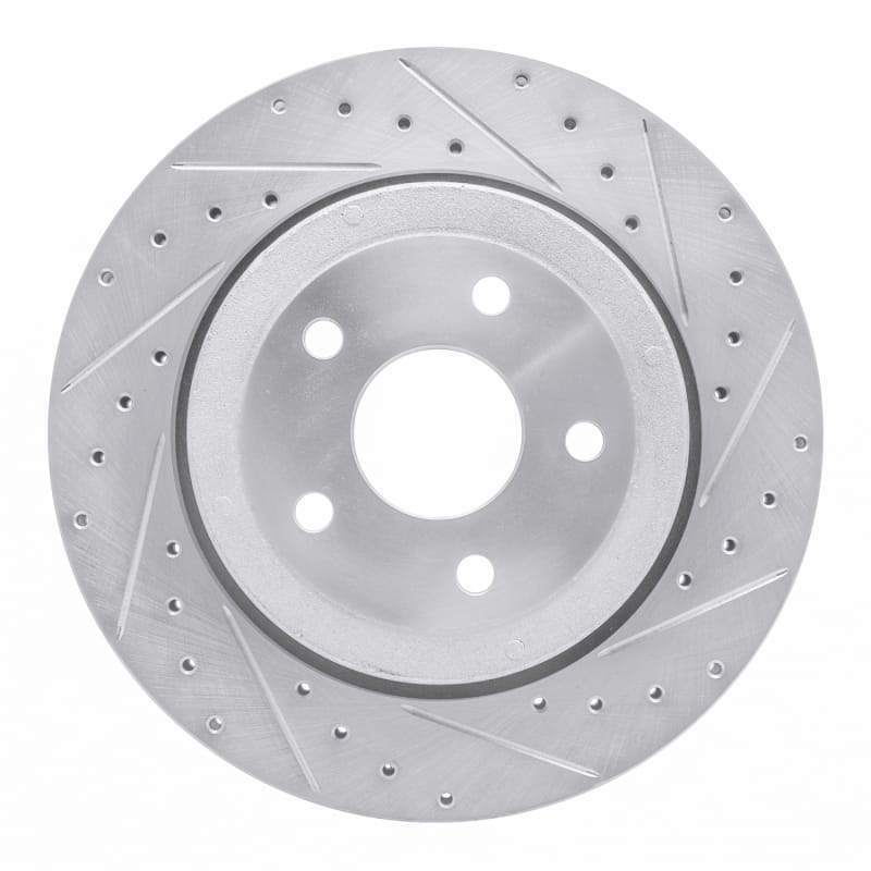 R1 Concepts — R1 06-10 Jeep Grand Cherokee Rear Right Drilled & Slotted Silver Brake Rotor
R1 Brake Rotor Drill