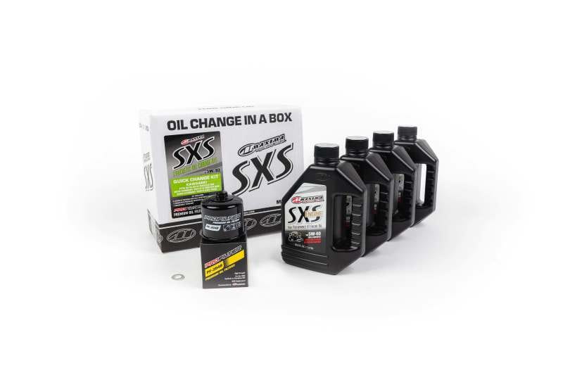 Maxima — Maxima SXS Kawasaki Teryz KRX Quick Change Kit w/Full Synthetic 5W40 Engine Oil/Filter/Hardware