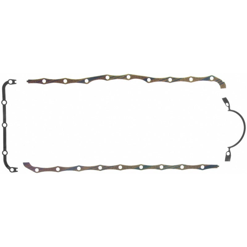 Fel-Pro — Fel-Pro Ford F-150 OS 13811 C Engine Oil Pan Gasket Set Blue Stripe cork-rubber