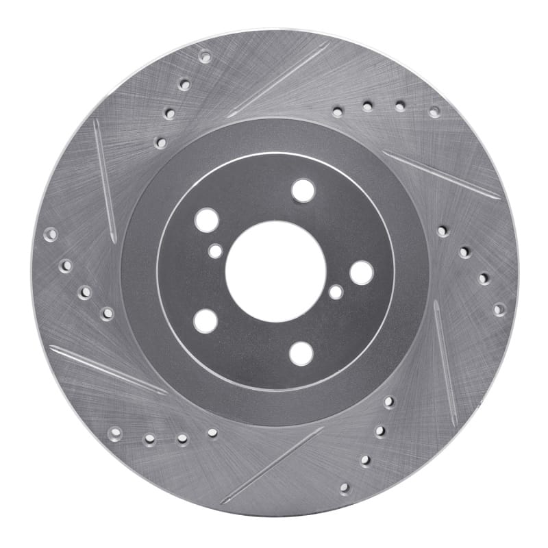 R1 Concepts — R1 01-08 Saab 9-2X Front Left Drilled & Slotted Silver Brake Rotor
R1 Brake Rotor Drill