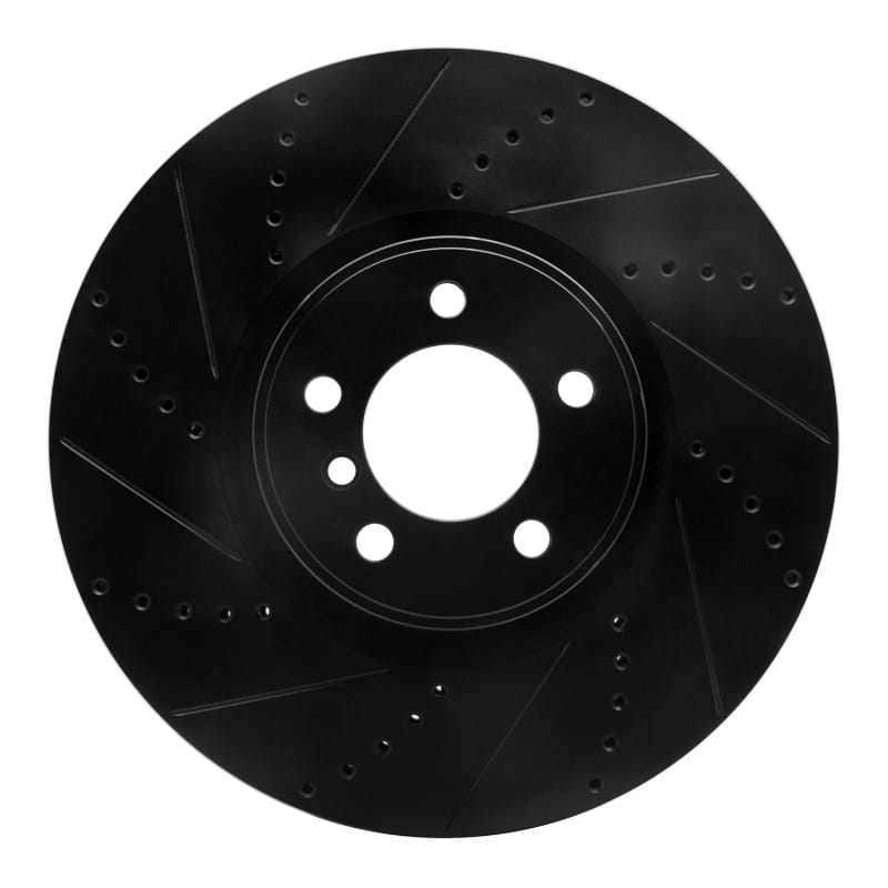 R1 Concepts — R1 10-12 Land Rover Range Rover Front Left Drilled & Slotted Black Brake Rotor
R1 Brake Rotor Drill