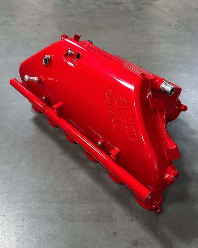 CSF — CSF BMW M2/M3/M4 S58 (G8X) Charge-Air Cooler Manifold - Astatic Red