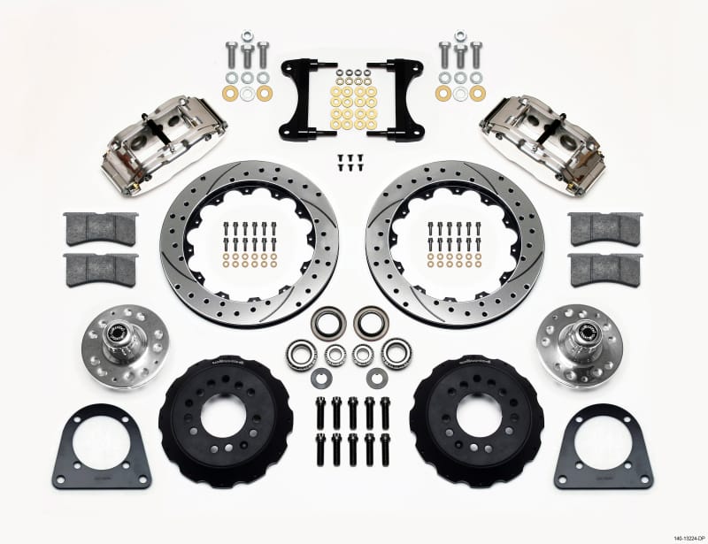 Wilwood — Wilwood Narrow Superlite 6R Front Hub Kit 12.88in Drill Pol TCI-IFS 71-78 (Pinto Based)
BRAKE KIT