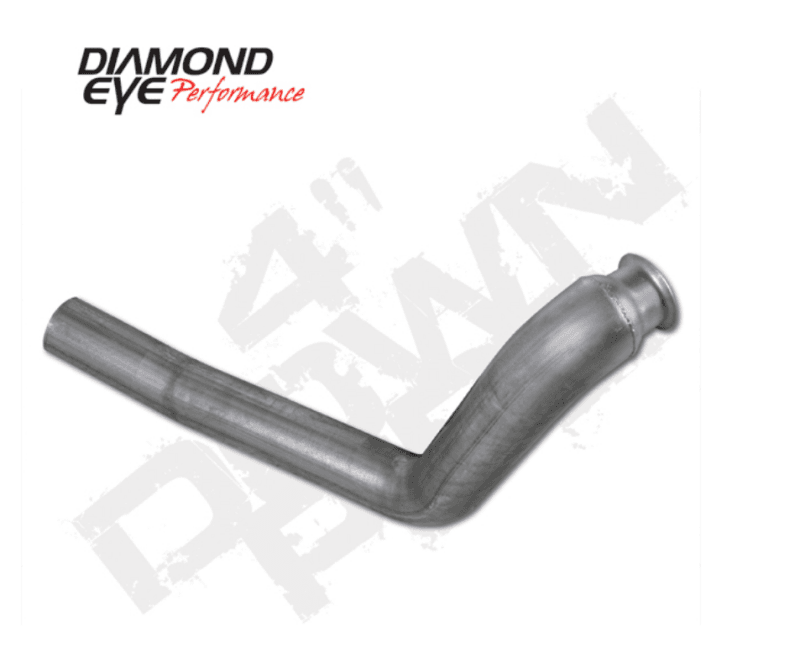 Diamond Eye Performance — Diamond Eye 00-03 Ford 7.3L Diesel E-Series Van w/ Auto Trans/ Non-Catalyst 4in Aluminum Downpipe