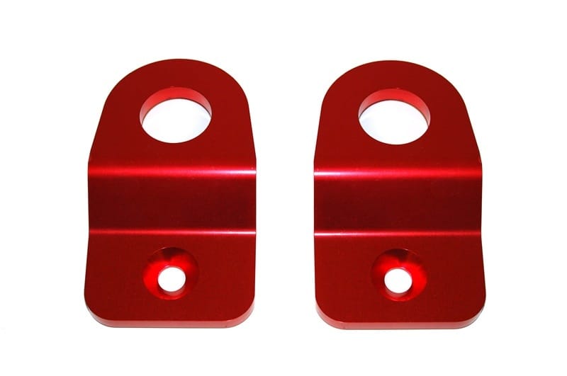 Torque Solution — Torque Solution Red Radiator Stay Bracket: 08-11 Subaru Impreza/08-13 WRX/STi/05-09 Legacy