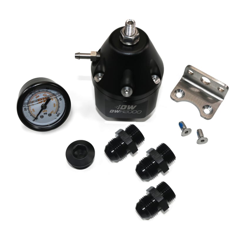 DeatschWerks — DeatschWerks DWR2000 AFPR + Pressure Gauge + 10AN & 8AN Fittings - Anodized Black
Regulators
