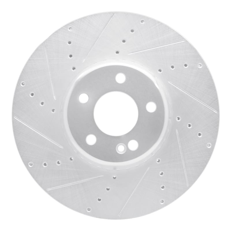 R1 Concepts — R1 15-23 Mercedes-Benz C400 Front Left Drilled & Slotted Silver Brake Rotor
R1 Brake Rotor Drill