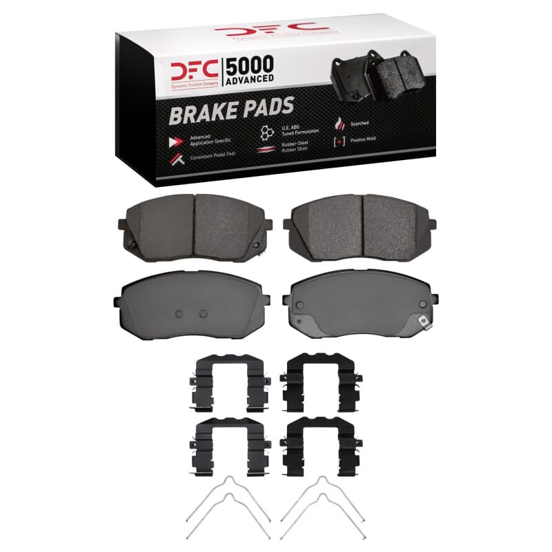 DFC — DFC 15-23 Hyundai Kona EV Front 5000 Advanced Ceramic Brake Pads and Hardware Kit
DFC Brake Pad Set