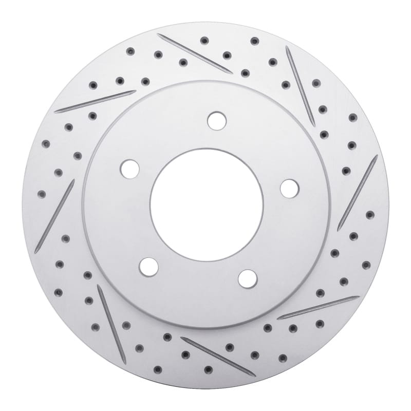 R1 Concepts — R1 97-04 Ford F-150 4WD Front Right Drilled & Slotted Geo-Carbon Rotor