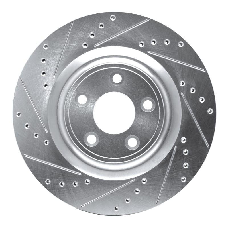 R1 Concepts — R1 14-21 Jaguar F-Type Rear Left Drilled & Slotted Silver Brake Rotor
R1 Brake Rotor Drill