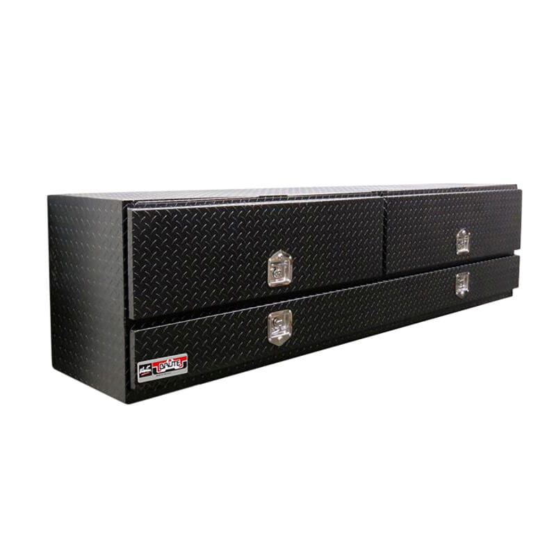 Westin — Westin/Brute High Cap 96in Stake Bed Contractor TopSider w/ Doors 96 x 20 x 24 - Tex. Blk
ToolBxTrkBedSideRail