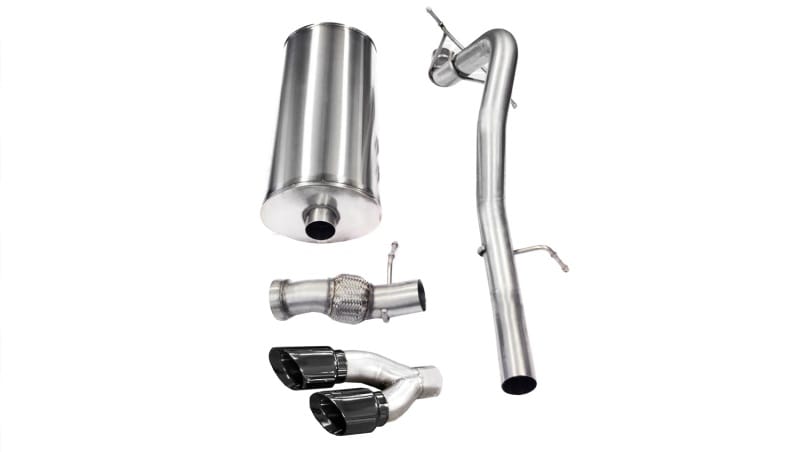 CORSA Performance — Corsa 2011-2014 Cadillac Escalade 6.2L V8 3in Cat-Back Single Side w Twin 4in Black Pro-Series Tips
Exhaust