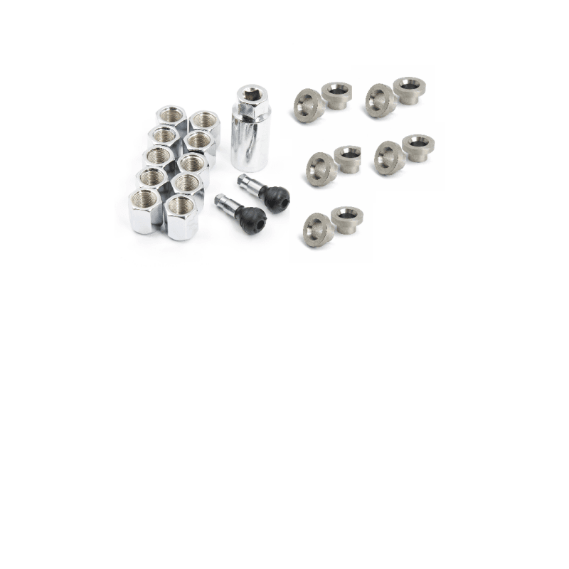 Race Star — Race Star 5/8in Stud Lug Hole Insert w/ 5/8in Open 60 Deg Conical Seat Lugs (Set of 10)