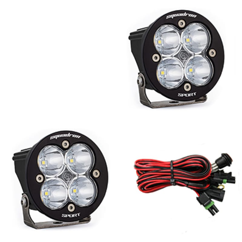 Baja Designs — Baja Designs Squadron R Sport Work/Scene Pair LED Light Pods - Clear