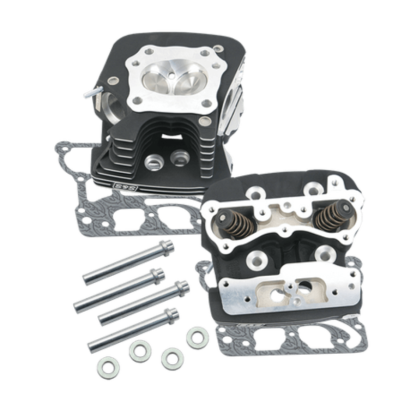 S&S Cycle — S&S Cycle 99-05 BT .585in RW Conical Steel/w/o Compression Release Head Kit - Black