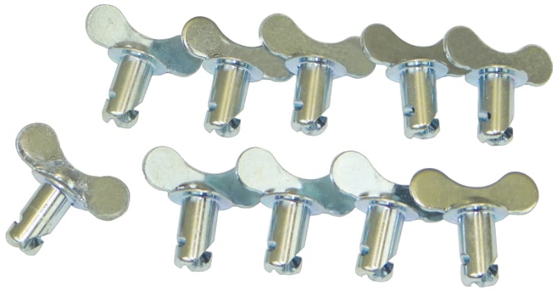 Moroso — Moroso Quick Fastener - Butterfly Head - 5/16in x .450in - Steel - 10 Pack