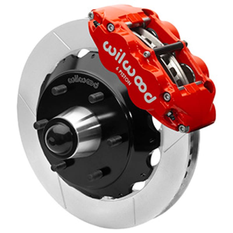 Wilwood — Wilwood 63-87 C10 CPP Spindle FNSL6R Front BBK 13in Slotted 6x5.5 BC - Red