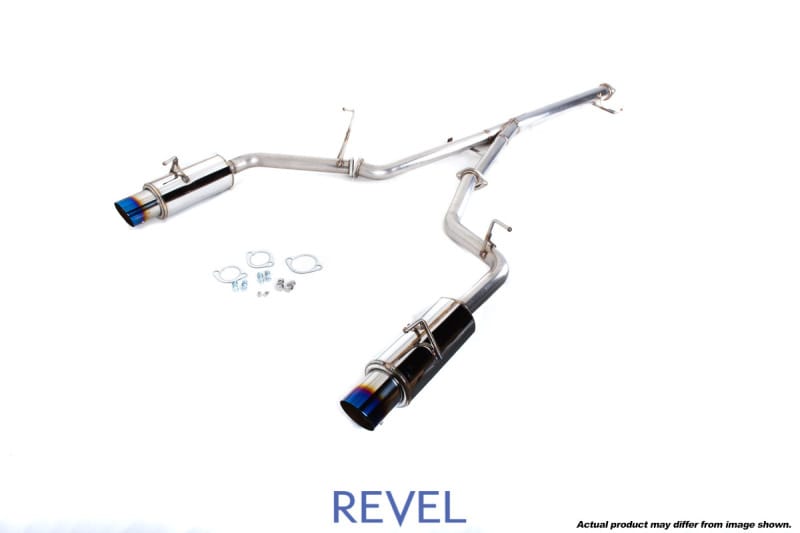Revel — Revel Medallion Touring-S Catback Exhaust - Dual Muffler/ Blue Tip 90-99 Mitsubishi 3000GT VR4