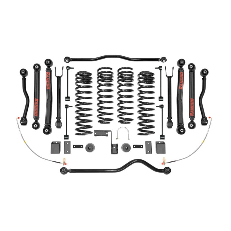 Rancho — Rancho 07-17 Jeep Wrangler Fr and R Short Arm Suspension System Component - Box Two
Suspension Kit