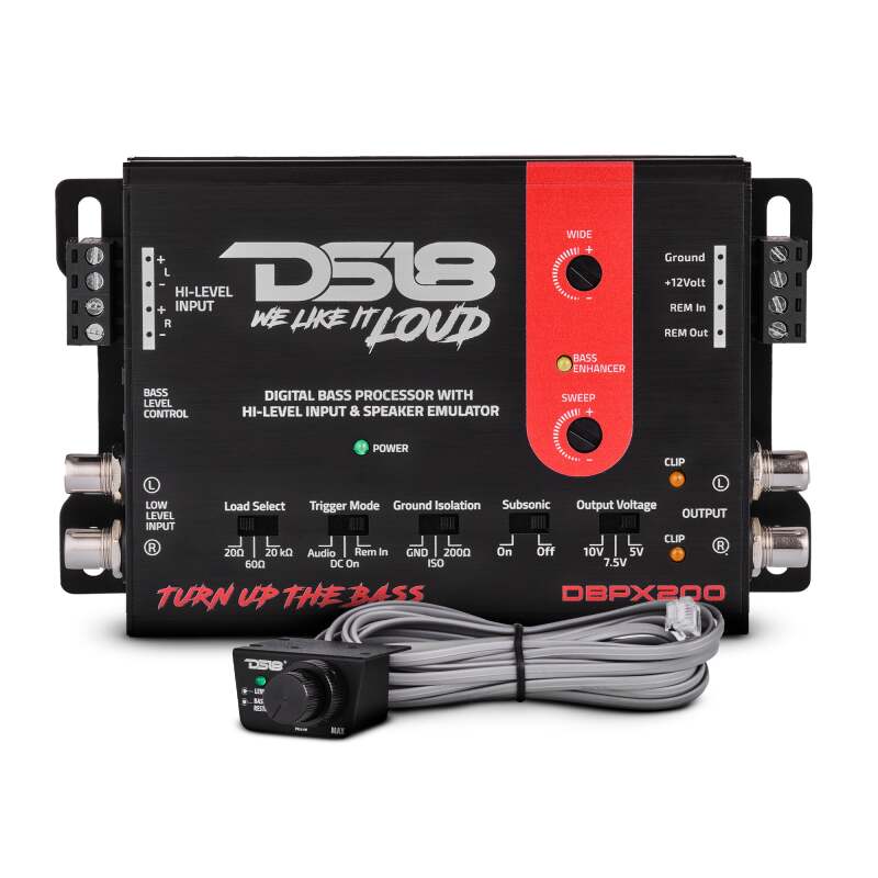 DS18 — DS18 2-Channel Low Level or High Level Input & 2-Channel Output DBP Speaker Emulator