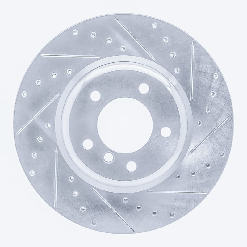 R1 Concepts — R1 06-13 BMW 330I Front Right Drilled & Slotted Silver Brake Rotor
R1 Brake Rotor Drill
