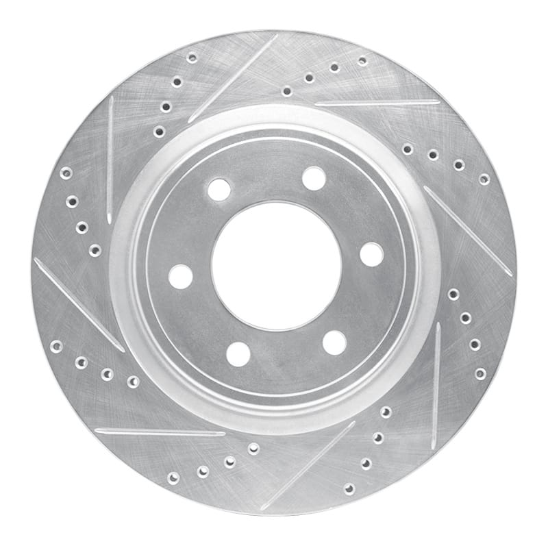 R1 Concepts — R1 21-25 Ford F-150 4WD Front Left Drilled & Slotted Silver Brake Rotor
Disc Brake Rotor