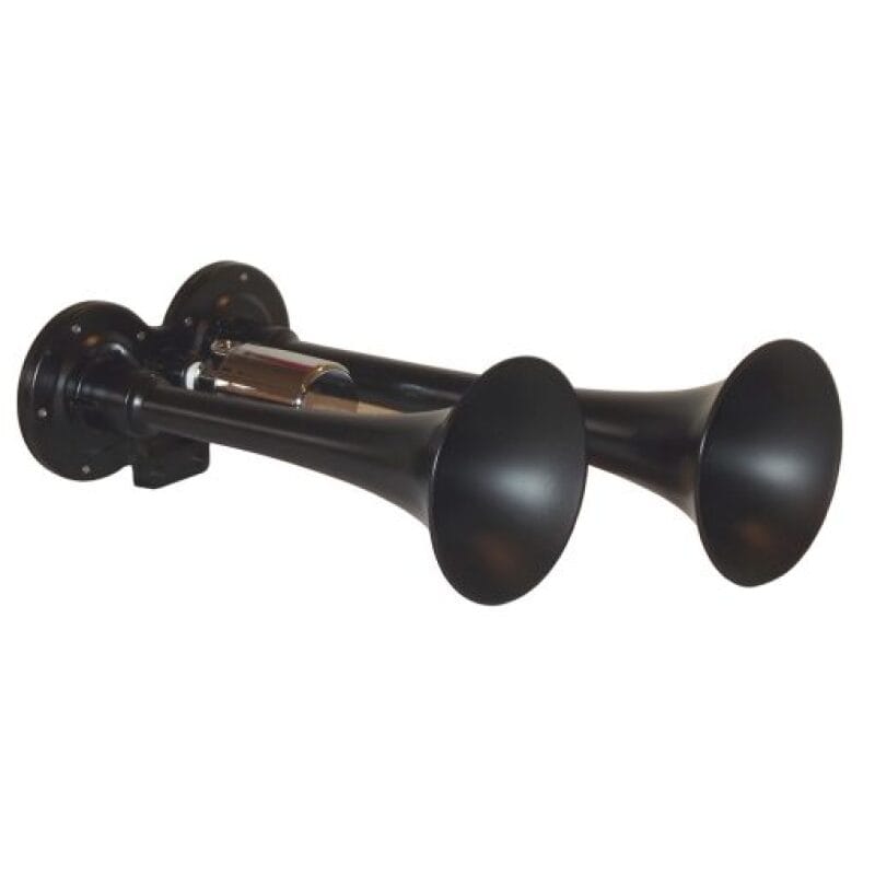 Kleinn Air Horns — Kleinn Black Dual Horn/ 10In/7.5In - XCR2.0 Coated Zinc Alloy
Compact Dual Horn