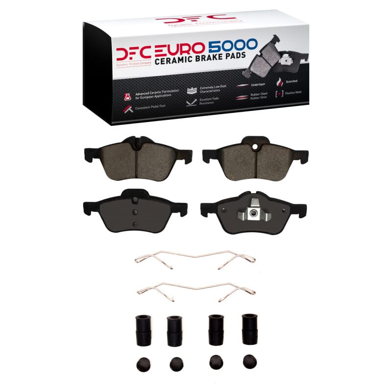 DFC — DFC 02-08 Mini Cooper (Excl Clubman) Front Euro 5000 Ceramic Brake Pads and Hardware Kit
DFC EURO Pads + HW
