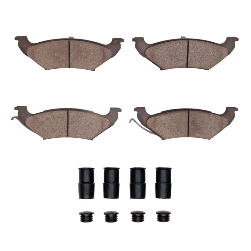 DFC — DFC 97-00 Chrysler Town & Country Rear 4000 HybriDynamic Brake Pads and Hardware Kit
DFC Brake Pad Set