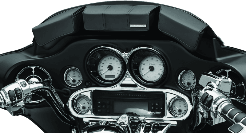 Kuryakyn — Batwing Fairing Bag 3 Pouch Black