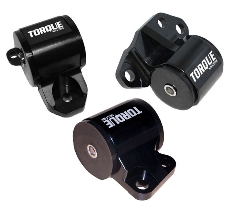 Torque Solution — Torque Solution 3pc Billet Engine Mount Kit (2bolt): 92-95 Honda Civic/94-01 Integra/93-97 Del Sol