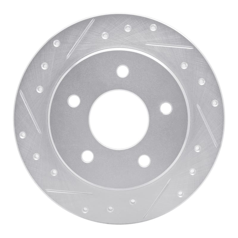 R1 Concepts — R1 88-94 Buick Regal Rear Left Drilled & Slotted Silver Brake Rotor
R1 Brake Rotor Drill