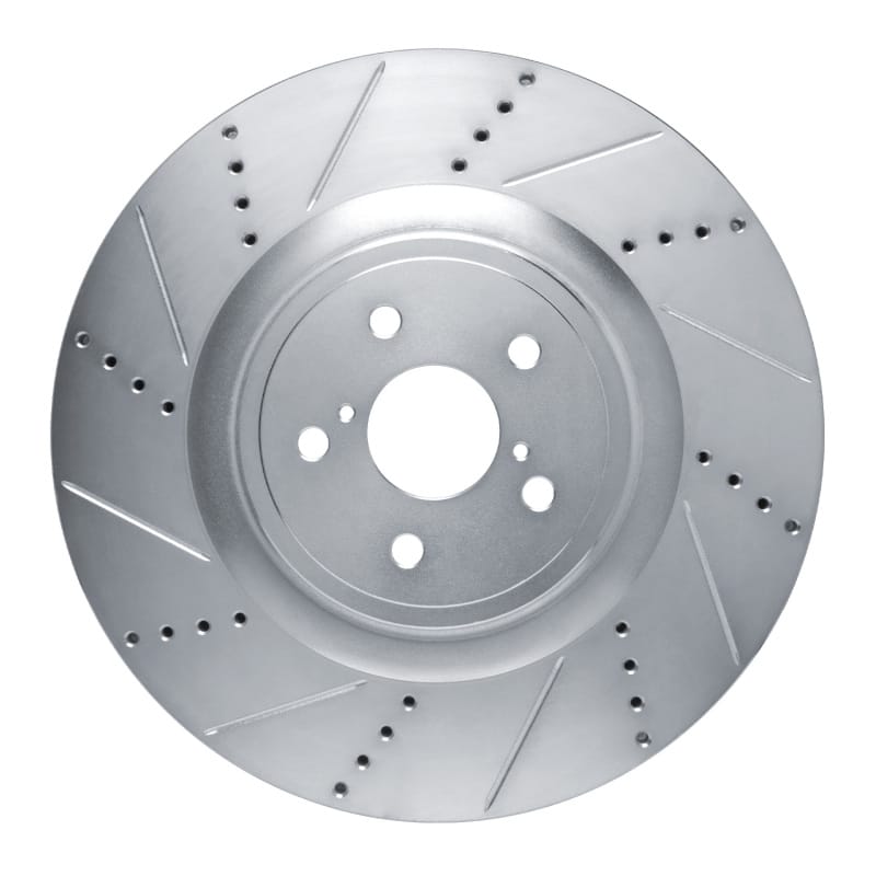 R1 Concepts — R1 15-22 Lexus RC F Left Front Drilled & Slotted Silver Brake Rotor
R1 Brake Rotor Drill