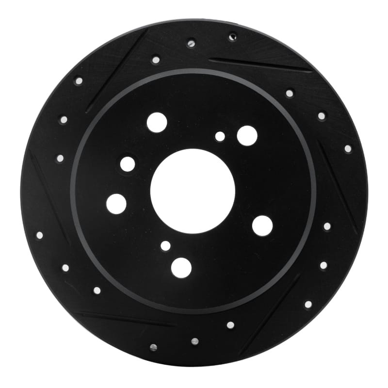 R1 Concepts — R1 92-03 Lexus ES300 Rear Left Drilled & Slotted Black Brake Rotor
R1 Brake Rotor Drill