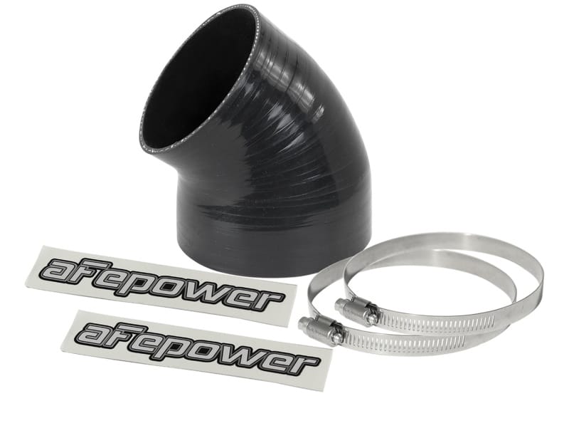 aFe — aFe Magnum FORCE CAI Univ. Silicone (4.125in to 3.5in ID / 49 Deg.) Elbow Reducing Coupler - Black
Intake Coupling Kit