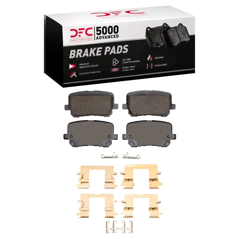 DFC — DFC 14-23 Dodge Charger Rear 5000 Advanced Low Metallic Brake Pads and Hardware Kit
DFC Brake Pad Set