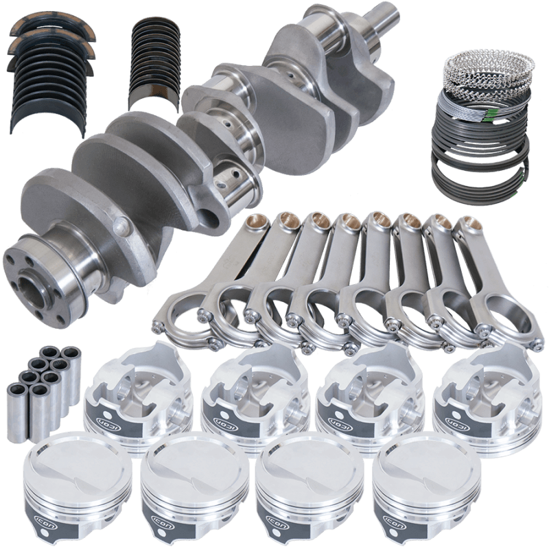 Eagle — Eagle Ford 351W 4.000in Crank 6.200in H-Beam -15.8cc Inv Dome 4.040in Pistons Rotating Assembly