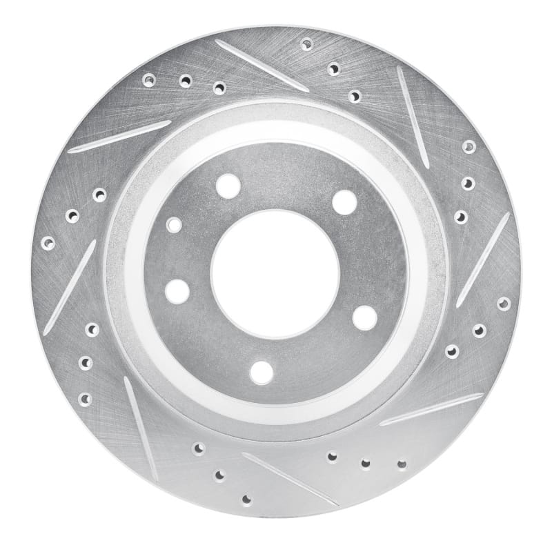 R1 Concepts — R1 93-95 Mazda RX-7 Rear Right Drilled & Slotted Silver Brake Rotor
R1 Brake Rotor Drill