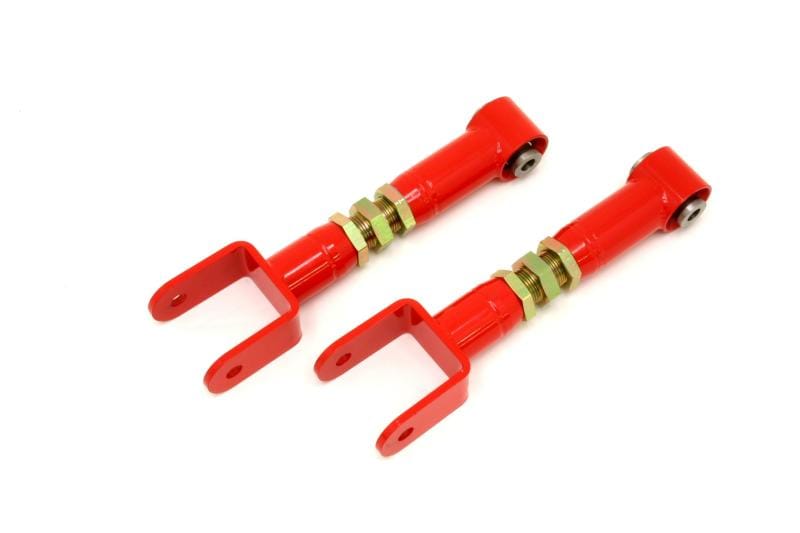 BMR Suspension — BMR 78-87 G-Body Upper Control Arms On-Car Adj. w/ Spherical Bearings - Red