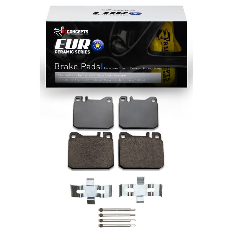 R1 Concepts — R1 1972-1979 Mercedes-Benz 300SD Front R1 Euro Ceramic Pads & Hardware Kit
R1 Euro Ceramic Pads