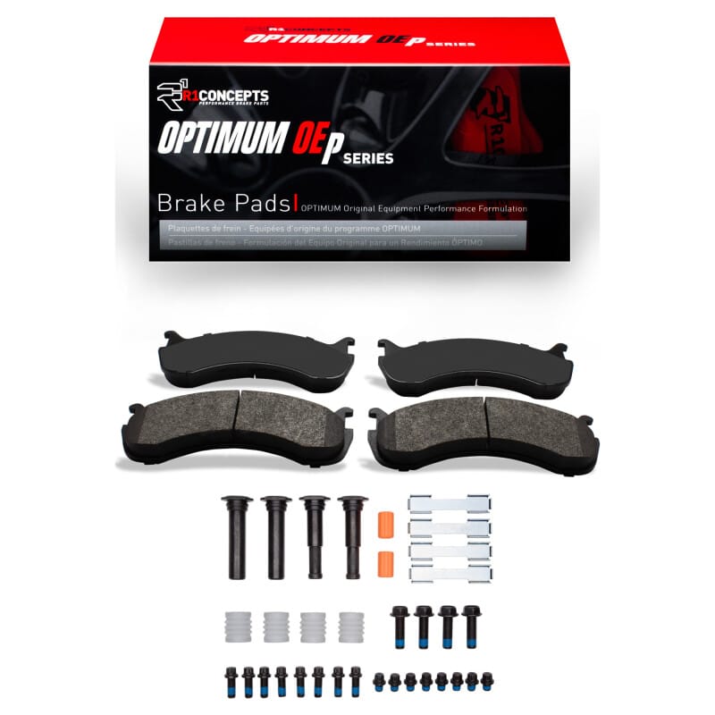R1 Concepts — R1 98-24 Beaver Motorcoach Monterey Front/Rear Optimum OE Pads & Hardware Kit
R1 Optimum Oe Pads a