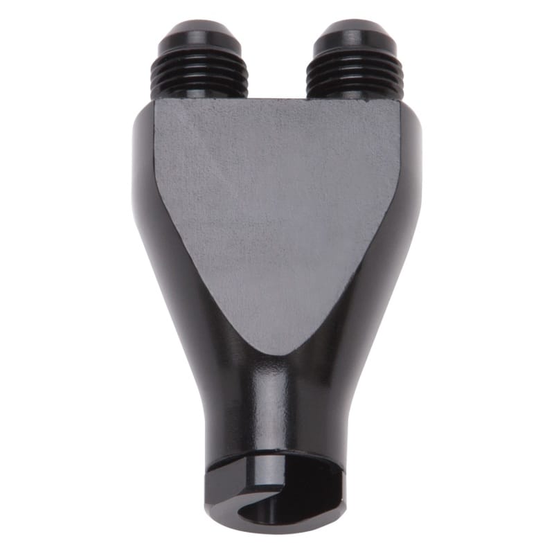Russell — Russell Performance Billet Y-Block Adapter 3/8in SAE Quick Disconnect (2) -6AN Male Flare Black
Fuel Block