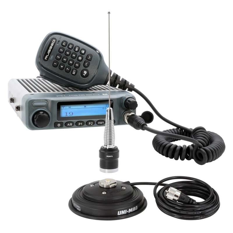 Rugged Radios — Rugged Radios Radio Kit - G1 ADVENTURE SERIES Waterproof GMRS Mobile Radio with Antenna