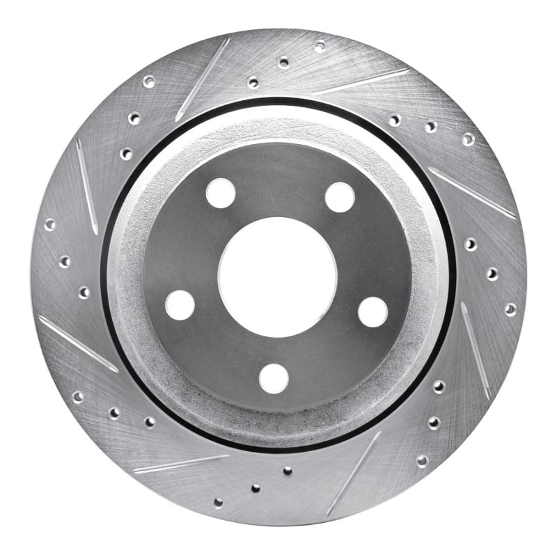 R1 Concepts — R1 11-25 Dodge Durango Rear Left Drilled & Slotted Silver Brake Rotor
R1 Brake Rotor Drill