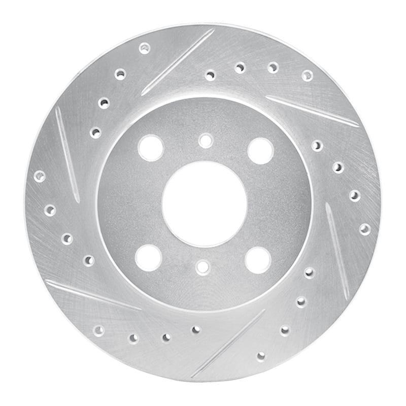 R1 Concepts — R1 86-89 Toyota Celica Front Left Drilled & Slotted Silver Brake Rotor
R1 Brake Rotor Drill