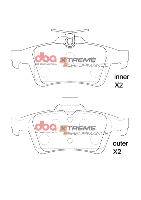 DBA — DBA 12-19 Ford Focus ST XP Performance Rear Brake Pads
Brake Rotor