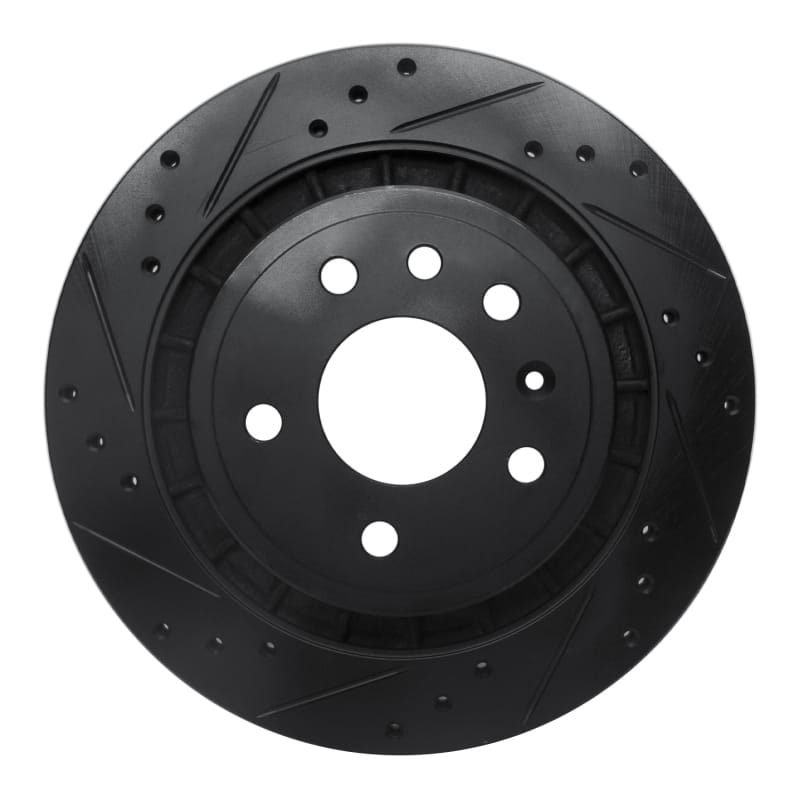 R1 Concepts — R1 02-10 Saab 9-5 Rear Left Drilled & Slotted Black Brake Rotor
R1 Brake Rotor Drill