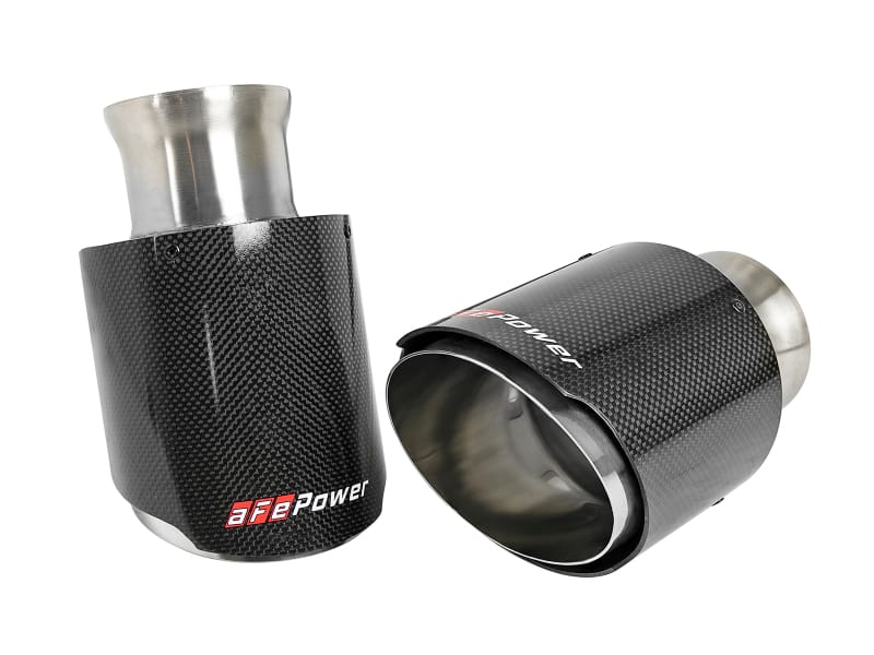 aFe — aFe MACH Force-XP 4-1/2in Carbon Fiber OE Replacement Exhaust Tips - 15-19 Dodge Charger/Hellcat
Exhaust Tip Carbon
