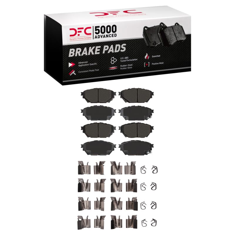 DFC — DFC 12-20 Freightliner FL360 (Mexico) Front/Rear 5000 Adv Semi Metallic Brake Pads & Hardware Kit
DFC Brake Pad Set