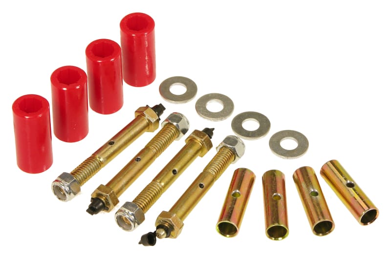 Prothane — Prothane 55-75 Jeep CJ5/7 Front & Rear Main Spring Eye Bushings - Red
SPRING/SHACKLE BUSH